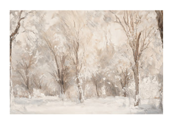 Poster A Frosted Forest Scene