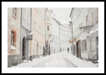 Juliste A Snowy Morning Stroll