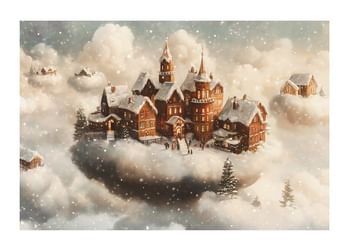 Plagát Winter Wonderland Above The Clouds