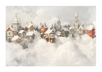 Poster The Enchanted Snowy Town