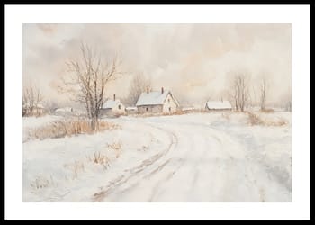 Poster A Frosty Morning Scene