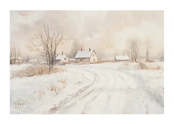 Poster A Frosty Morning Scene