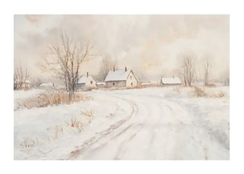 Poster A Frosty Morning Scene