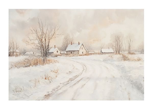 Plagát A Frosty Morning Scene