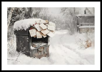 Poster Snow Kissed Letters