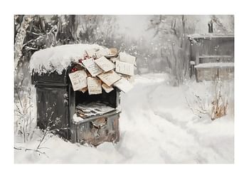 Poster Snow Kissed Letters