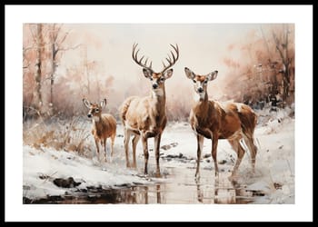 Poster Family In Frost