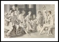 Odysseus at Alcinous's Tells of His Life By Christoffer Wilhelm Eckersberg-2