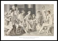 Odysseus at Alcinous's Tells of His Life By Christoffer Wilhelm Eckersberg-0