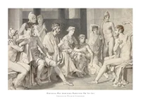 Odysseus at Alcinous's Tells of His Life By Christoffer Wilhelm Eckersberg-1