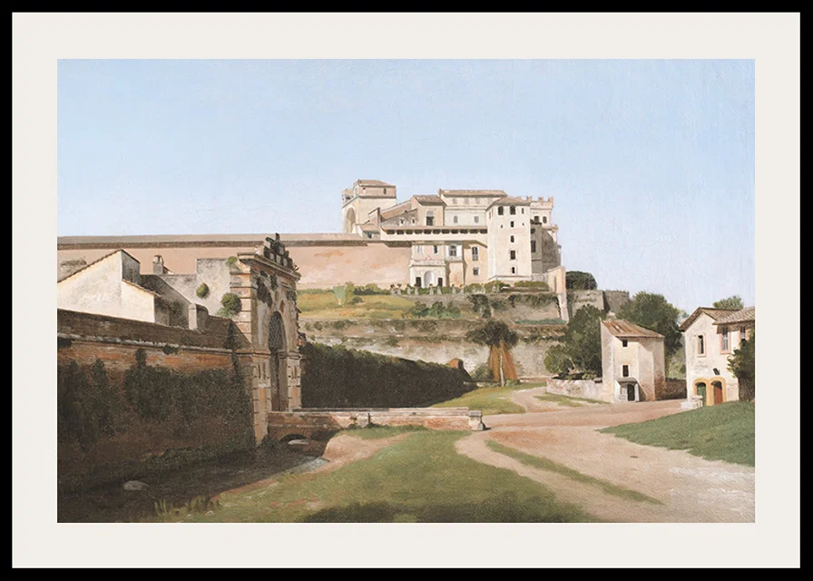 Porta Angelica And Part Of The Vatican By Christoffer Wilhelm Eckersberg-12