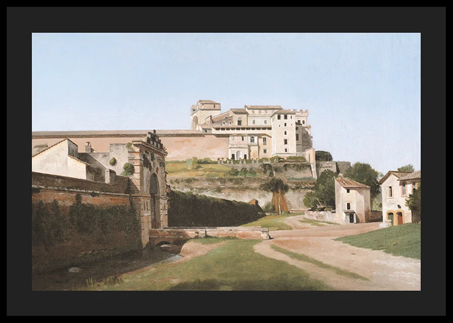 Porta Angelica And Part Of The Vatican By Christoffer Wilhelm Eckersberg-12