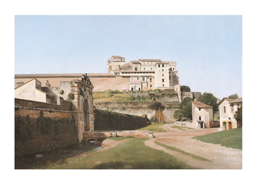Porta Angelica And Part Of The Vatican By Christoffer Wilhelm Eckersberg-12