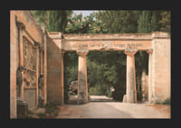 Kilátás a Villa Borghese kertjére Rómában – Christoffer Wilhelm Eckersberg-7