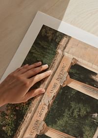 Uitzicht op de tuin van de Villa Borghese in Rome door Christoffer Wilhelm Eckersberg-5