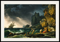 Stormy Seas With Castaways By Claude Joseph Vernet-4