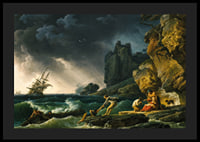 Stormy Seas With Castaways By Claude Joseph Vernet-6