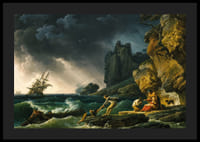Stormy Seas With Castaways By Claude Joseph Vernet-6