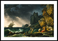 Stormy Seas With Castaways By Claude Joseph Vernet-2