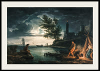 Claude Joseph Vernet A nappal négyszerese – Éjszaka-4