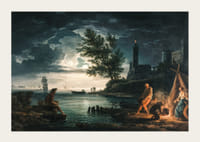 Claude Joseph Vernet A nappal négyszerese – Éjszaka-5