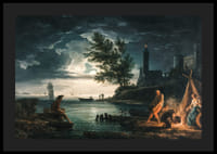 Claude Joseph Vernet A nappal négyszerese – Éjszaka-6