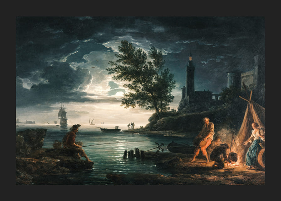 Claude Joseph Vernet A nappal négyszerese – Éjszaka-12