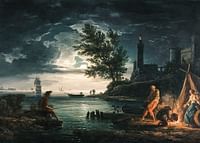 Štyri časy dňa - noci Claude Joseph Vernet-3