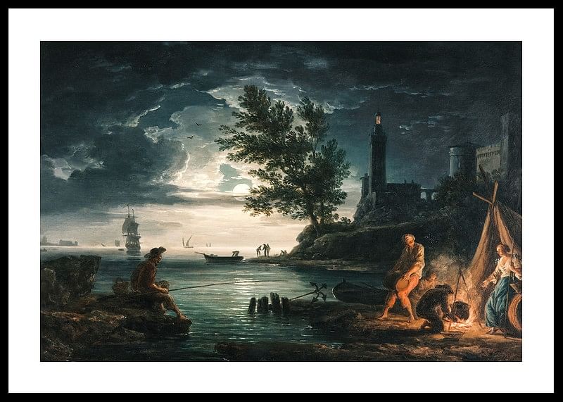 Štyri časy dňa - noci Claude Joseph Vernet-12
