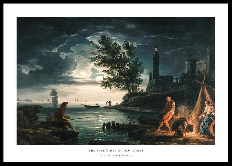 The Four Times Of Day- Night By Claude Joseph Vernet-12