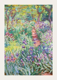 The Artist’s Garden in Giverny By Claude Monet-5