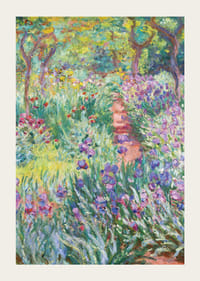 The Artist’s Garden in Giverny By Claude Monet-5