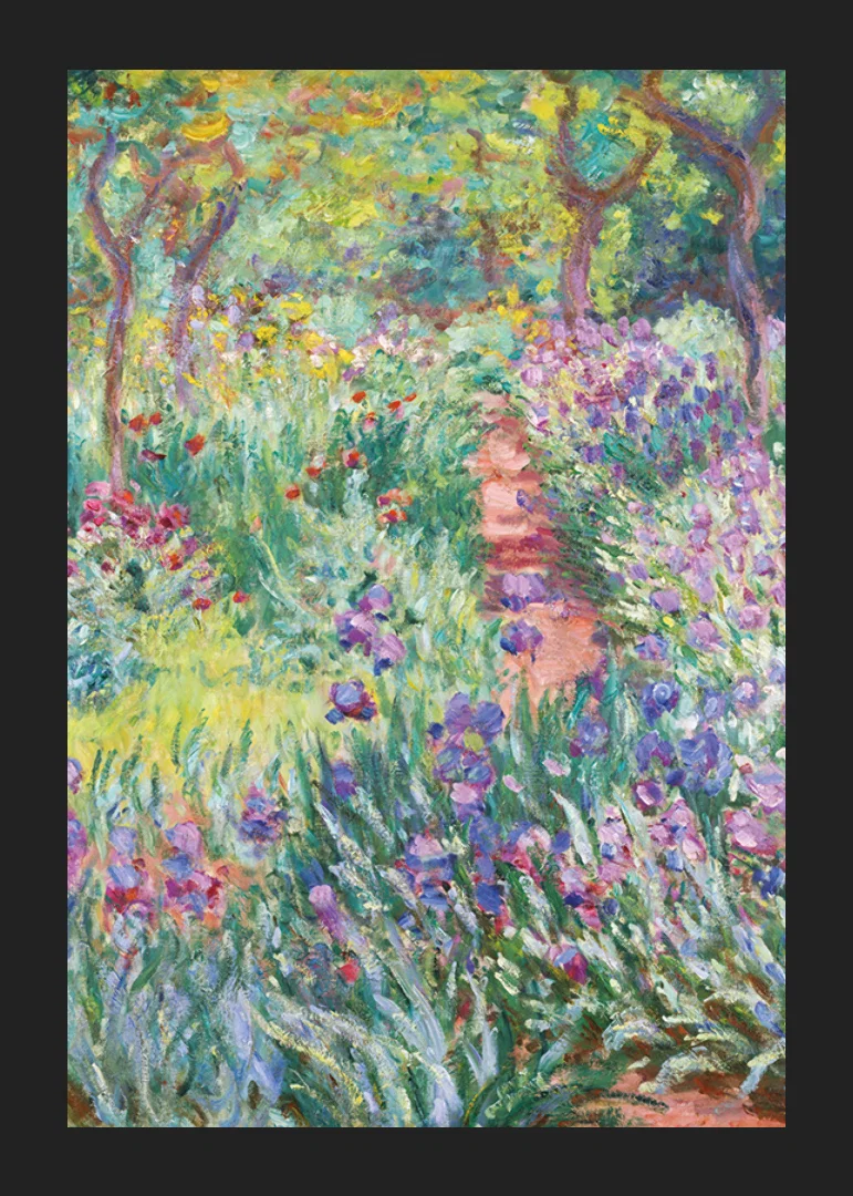 The Artist’s Garden in Giverny By Claude Monet-12