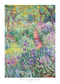 The Artist’s Garden in Giverny By Claude Monet-1