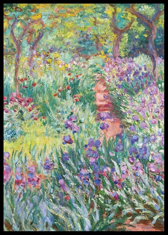 Malul mării la Sainte-Adresse de Claude Monet-12