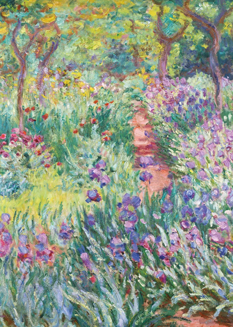 The Artist’s Garden in Giverny By Claude Monet-12