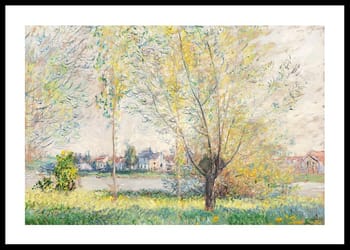 Poster Valle Buona Near Bordighera By Claude Monet