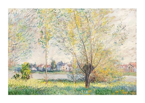 Poster Valle Buona Near Bordighera By Claude Monet