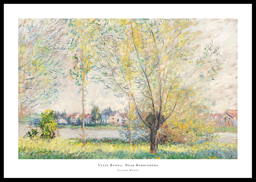 Good Valley, Near Bordighera By Claude Monet-12