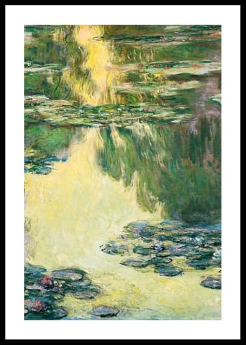 Poster Waterlilies By Claude Monet