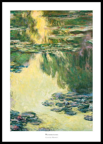 Poster Waterlilies By Claude Monet