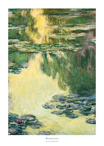 Poster Waterlilies By Claude Monet