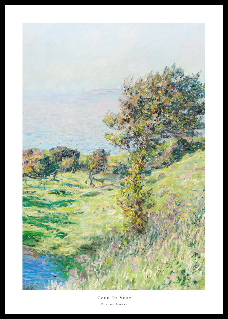 Coup De Vent By Claude Monet-12