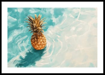 Poster Tropical Pineapple Drift