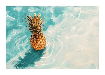 Poster Tropical Pineapple Drift