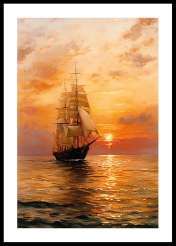 Plakat Sailing Into The Sunset