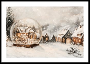 Poster Snow Globe Reflections