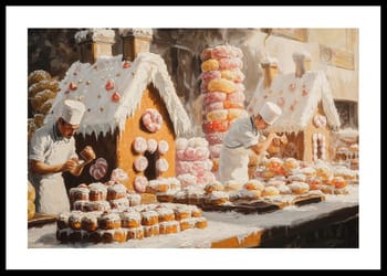 Poster The Enchanted Gingerbread Workshop