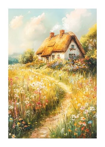 Poster Golden Meadow Retreat