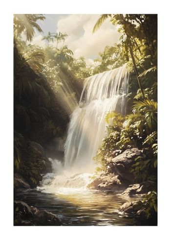 Plakat Jungle Mystic Waterfall